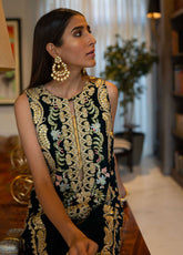 D#3b Crimson Saira Shakira Unstitched Wedding Collection 122